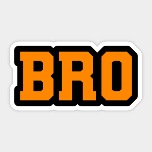 B R O Sticker